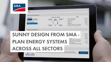 SUNNY DESIGN from SMA – Plan energy systems across all sectors