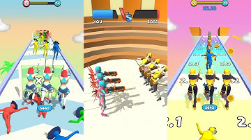 Human Evolutionrun 3d in All Levels Max Level Gameplay iOS & Android Walkthrough