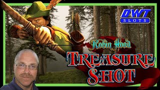 "New" Treasure Shot - Robin Hood by Light & Wonder /  Dragon Link Peacock Princess by Aristocrat