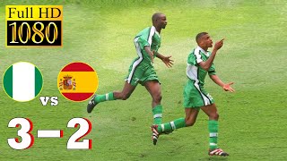 Nigeria 3-2 Spain World Cup 1998 | Full highlight - 1080p HD | Sunday Oliseh