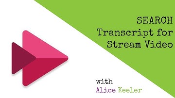 Search the video transcript in Microsoft Stream