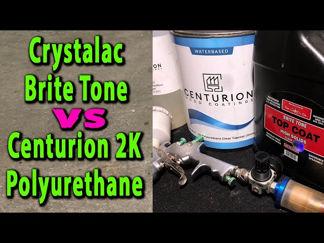 Crystalac Brite Tone VS Centurion 2K Polyurethane 