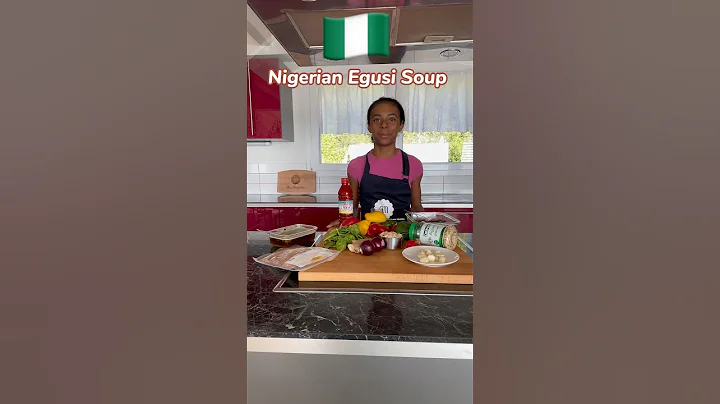 Amazing Nigerian Egusi Soup 🇳🇬✨ #ellasmindfulness #nigerian #shorts