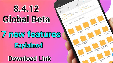 8.4.12 Global Beta ,7 new features | all new features explained | MIUI 9