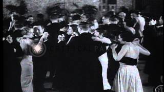 The Havana Casino Orchestra, led by Don Azpiazú, playing various muscial instrume...HD Stock Footage