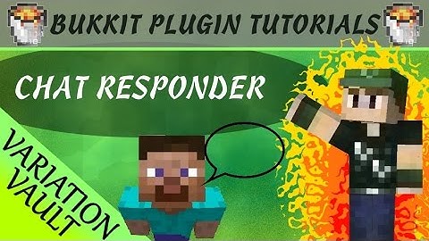 Chat Responder | Auto replys | Minecraft Bukkit Plugin