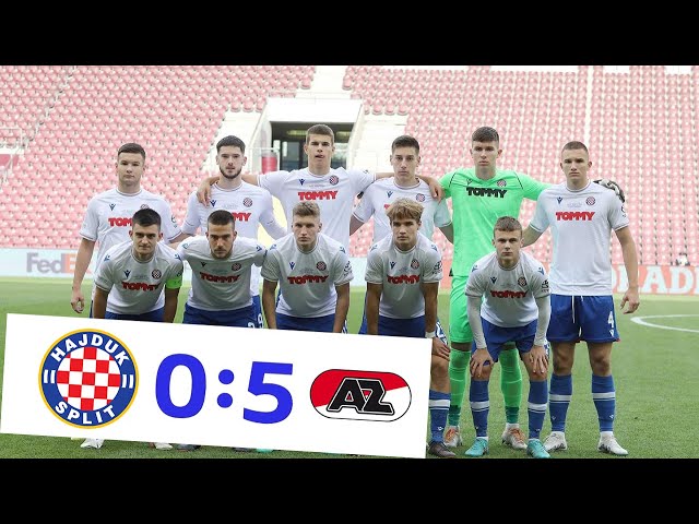 KRAJ AZ Alkmaar U19 – Hajduk U19 5:0, Nizozemci zabili pet pogodaka i  zasluženo stigli do trofeja