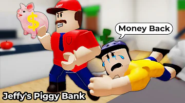 SML ROBLOX: Jeffy's Piggy Bank! ROBLOX Brookhaven 🏡RP - Funny Moments Roblox