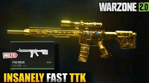 the *3 SHOT* FTAC RECON CLASS SETUP in WARZONE 2! - Modern Warfare 2 Warzone *Best FTAC RECON Setup*