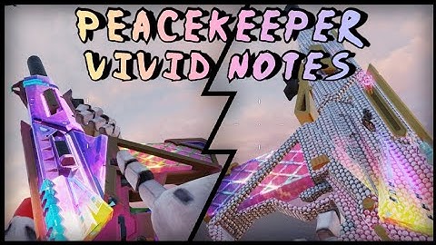 The legendary Peacekeeper - Vivid Notes | regular camo - diamond camo | CoD Mobile