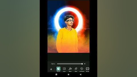 Creative ring light photo editing  in PicsArt #shortvideo #virelreels