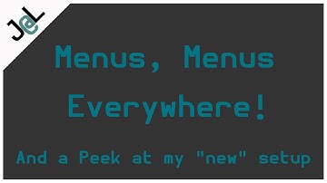 Menu design on my Xmonad setup (beautiful, isnt it)