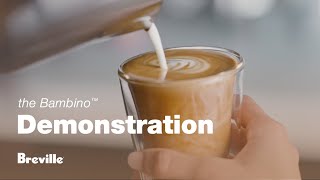 How to make a professional latte at home with the Bambino.