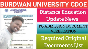 Dde।cedo।burdwan university । burdwan university dde।burdwan university cdoe।dde burdwan university