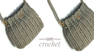 شنطه كروشيه موديل سهل وبسيط Crochet bag/Bolso de crochet/Bolsa de crochê/Tas rajutan