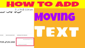 How to add moving text to blog/website || WINKIN STUDIO ||