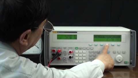 The 5080A Multi Product Calibrator  Calibrating an Analog Multimeter