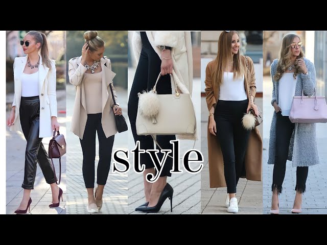 Cómo combinar un pantalón negro con estilo: 15 looks para inspirarte