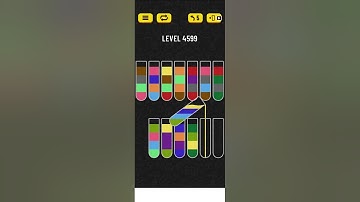 water sort puzzle level 4599