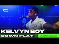 Kelvyn boy down flat live performance