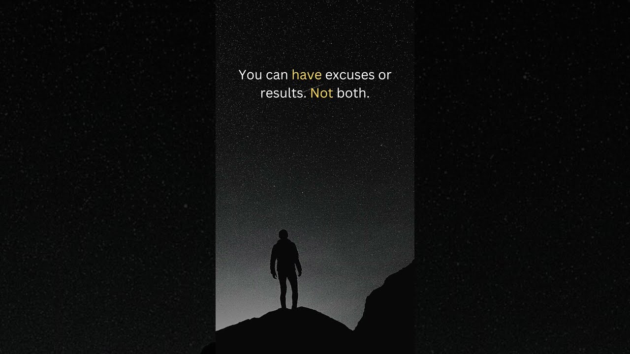 Pick Your Side ResultsOnly ExcusesKillDreams AllInMindset WorkEthicWarrior NoPlanB