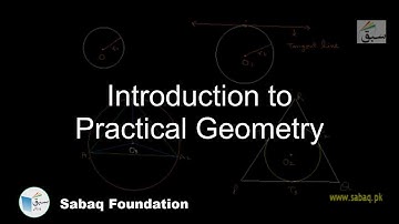 Introduction to Practical Geometry, Math Lecture | Sabaq.pk