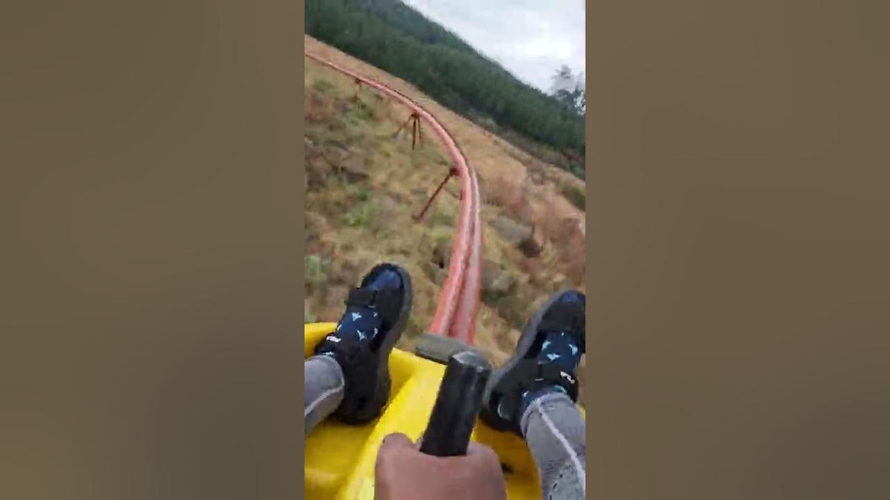 My ride at the Long Tom Toboggan at Misty Mountain South Africa YouTube