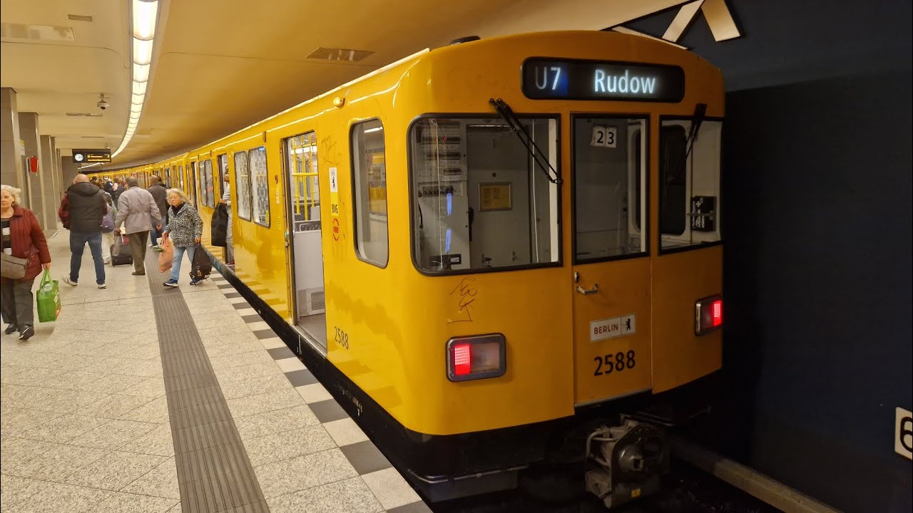 U-Bahn Berlin | Mitfahrt in der U7 von Yorckstraße bis Rudow im F76E 2588