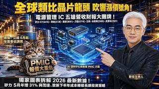 【財經最前線】AI與車用電源IC大缺貨?台灣「PMIC五雄」5月營收炸裂,史詩級漲價潮來了!#電源管理IC #PMIC #矽力 #茂達 #致新 #台達電 #類比IC #IC #AI #立錡 #台股