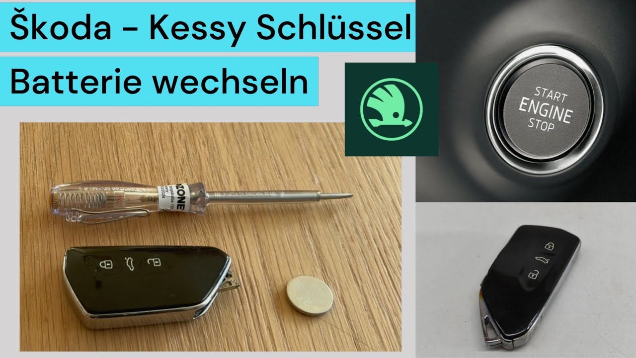 Skoda Schlsselbatterie Wechseln