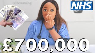 How much MONEY I EARN as a Doctor in the UK | How much MONEY do Junior Doctors make?