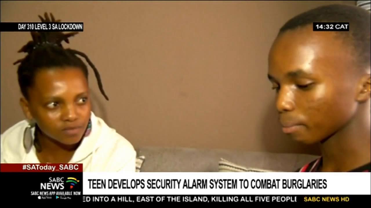 Rustenburg teen develops a security alarm system to combat