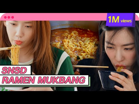 [4K] Girls generation RAMEN MUKBANG?(ENG SUB)