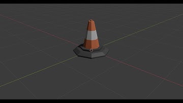 How To Make Low Poly Traffic Cone In Blender 2024
