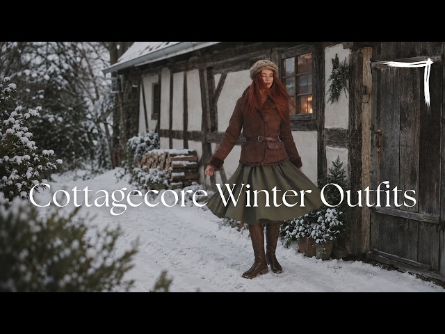 how to dress cottagecore in winter for ❄️ Complete Guide Lindsay Off Track | Black Color:LIGHT IVORY/PINK NUDE