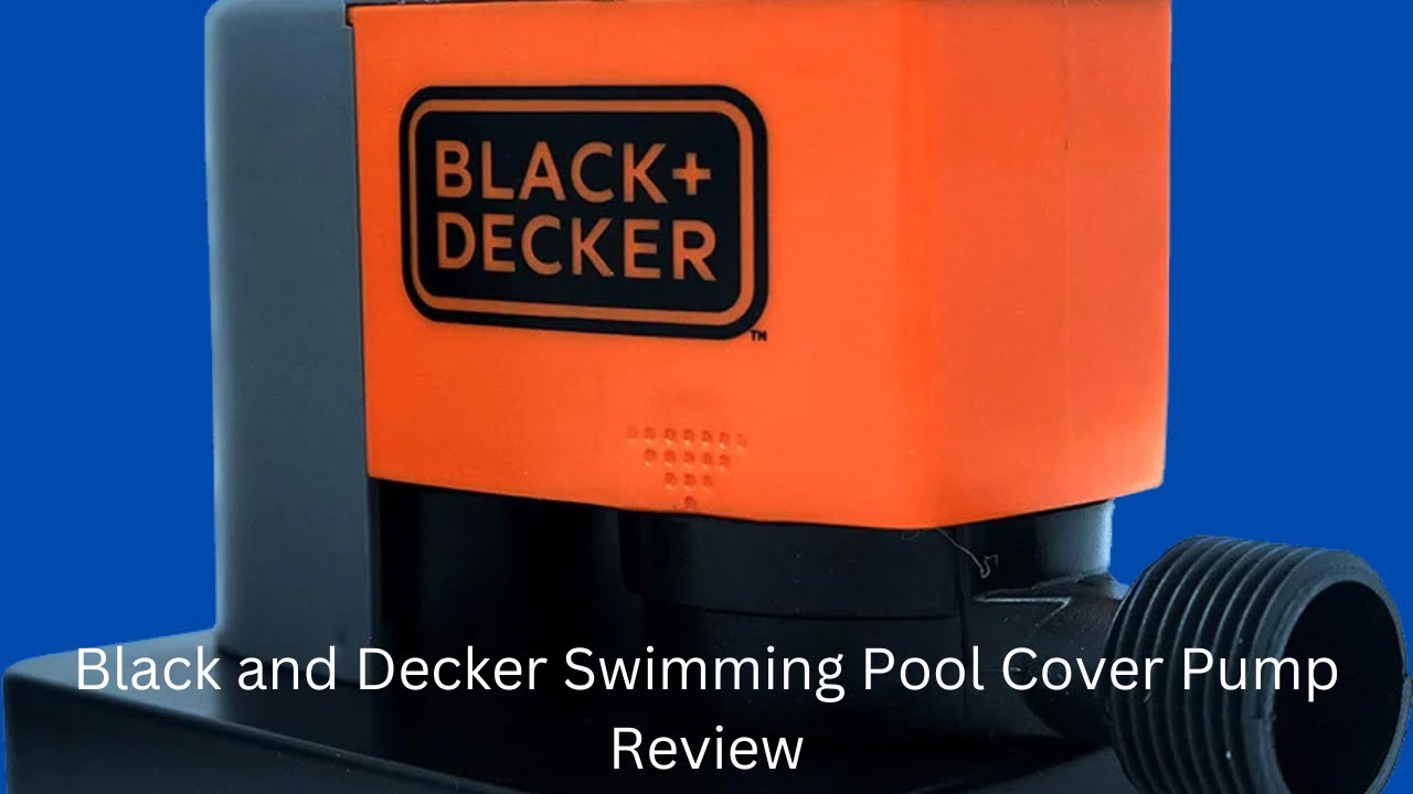 Black+Decker 350 GPH Submersible Pool Cover Pump