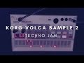Analog Synth Techno Jam | Korg Volca Sample
