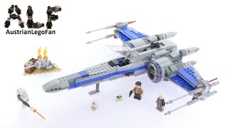 Operación posible Cerebro Cerebro Lego Star Wars 75149 Resistance X-Wing Fighter™ - Lego Speed Build Review -  YouTube