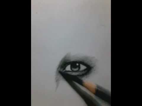  cara  menggambar  sketsa mata  dengan pensil realist YouTube