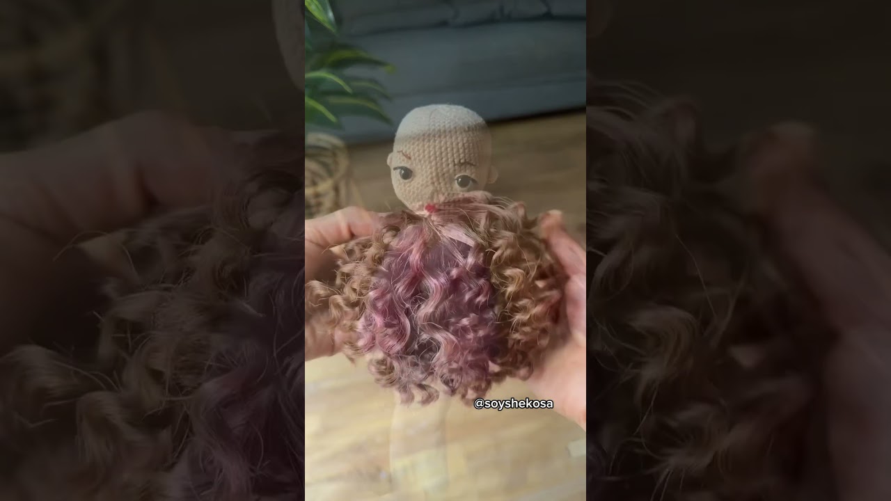 Ahora no quiero volver al cabello fijo en mis amigurumis 🤯 #amigurumicrochet  #crochet
