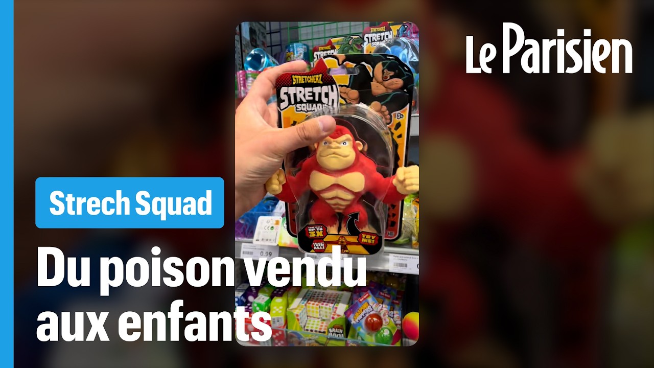 « Du poison vendus aux enfants » : des jouets Stretch Squad à l’amiante rappelés chez Action