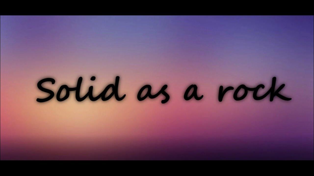 Sizzla Solid as a Rock (Lyrics) YouTube