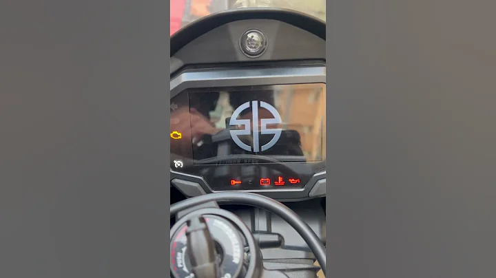 Kawasaki 2023 ZX10R TFT loading screen #kawasaki #zx10r