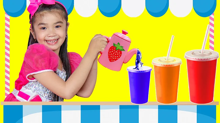 Hana & Cathy Pretend Play with Fruit Smoothie Card...
