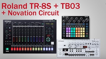 Plastic Hailstorm - A Roland TR-8S + TB-03 + Novation Circuit  Acid Jam