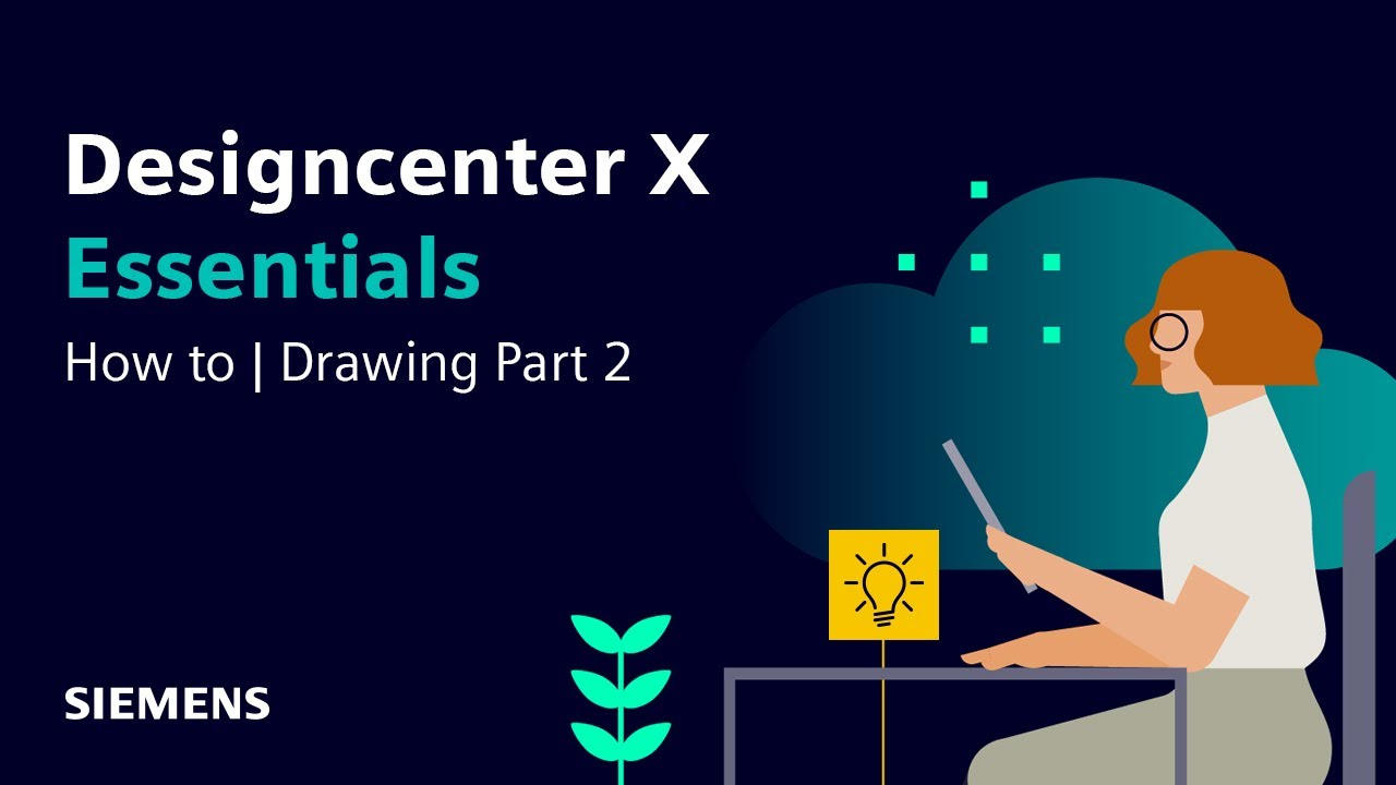 Designcenter X NX Essentials | Tips and Tricks | Drawing Part 2 - YouTube