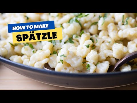 How To Make German Spaetzle or Sptzle From Scratch