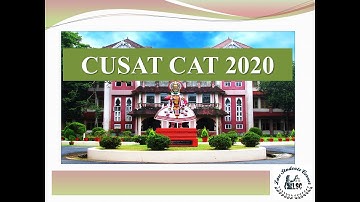 CUSAT CAT 2020