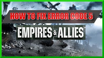 Empires and allies Facebook login and fixing error code 5