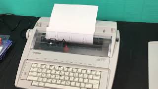 Brother GX-6750 Electronic Typewriter w\/ Correctronic